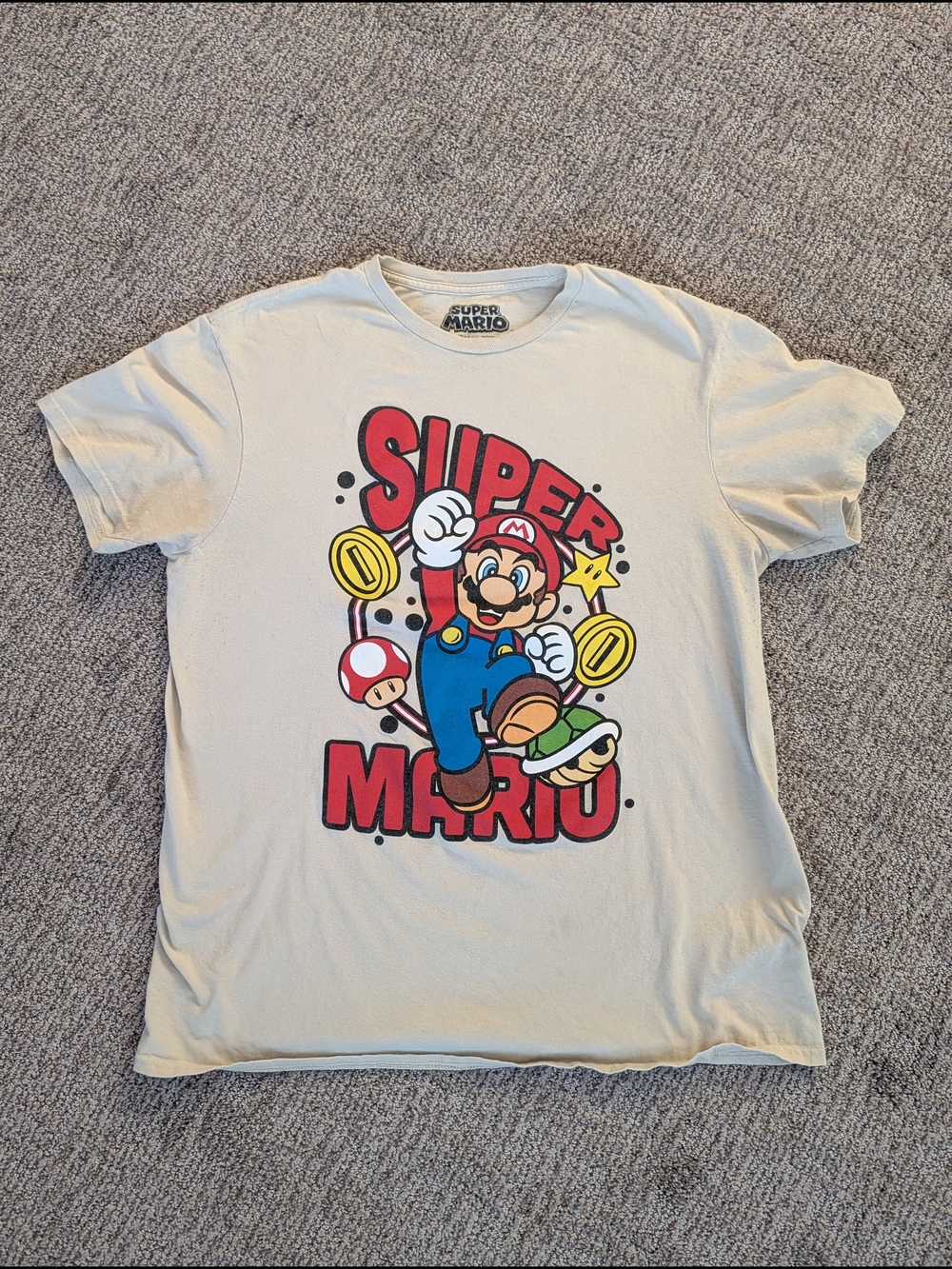 Nintendo Super Mario Bros Graphic Tee - White